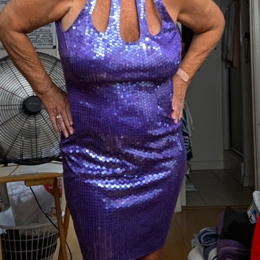 Vintage sequin cocktail dress